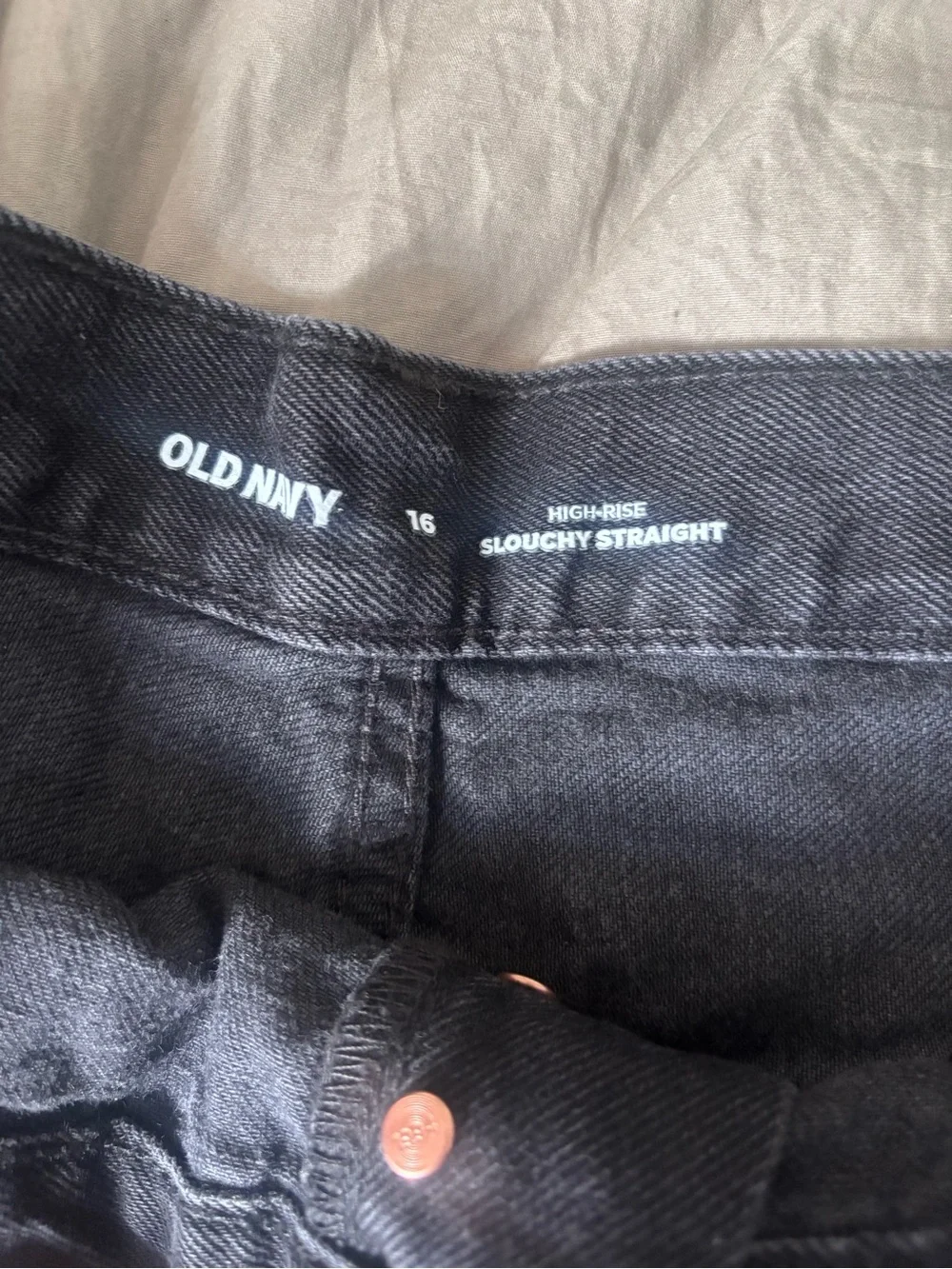 Old Navy black denim